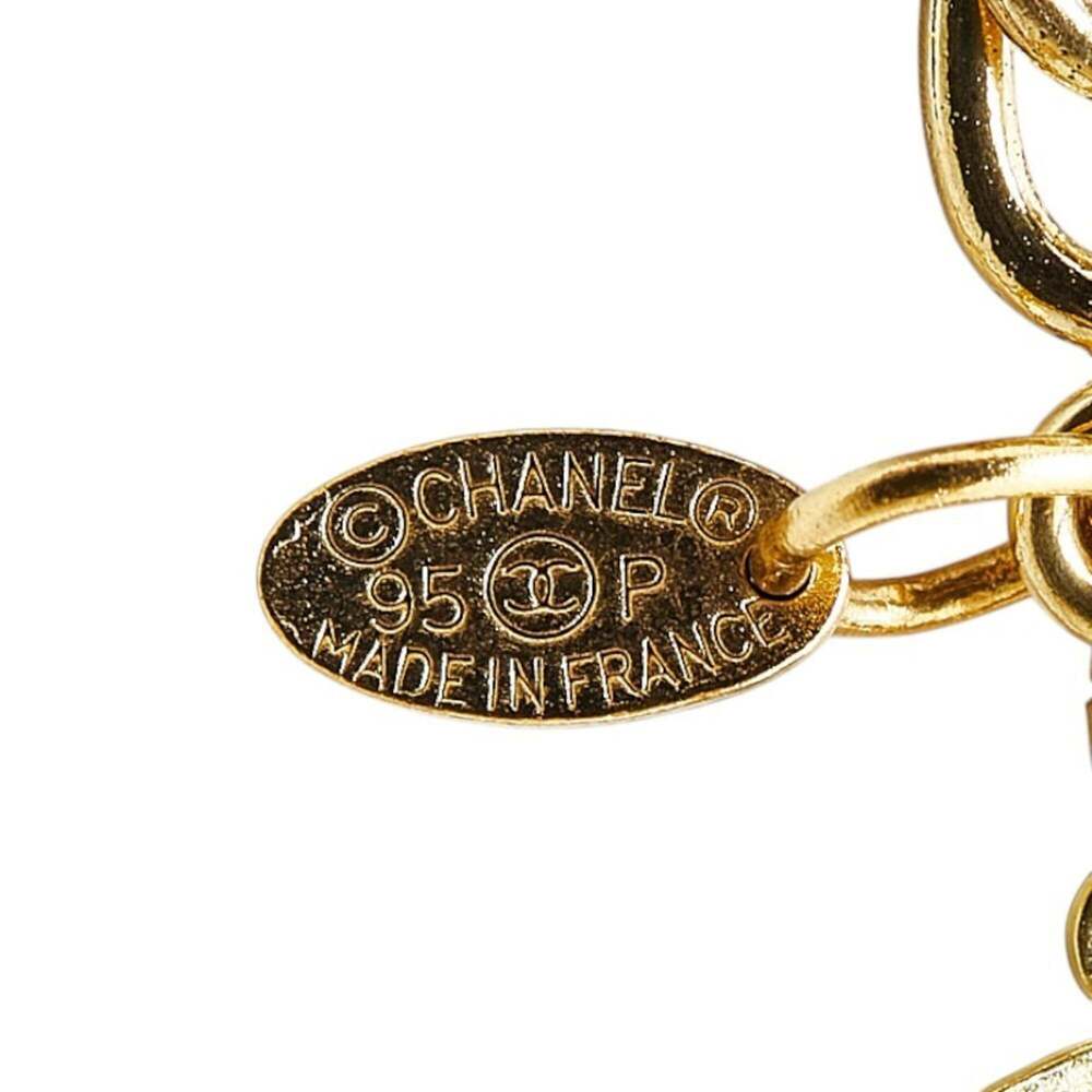 CHANEL Authentic Vintage Gold Logo Necklace - Picture 6 of 8